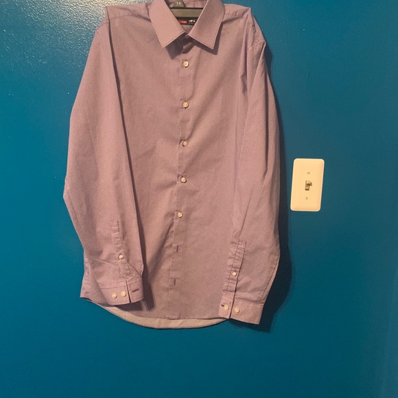 Men’s J Ferrar purple dress shirt - Picture 5 of 9
